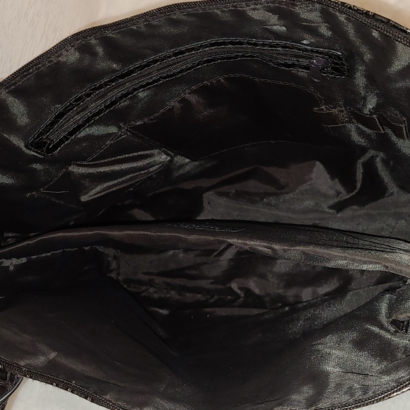 Great condition Dark brown large croc embossed tote - Picture 6 of 9